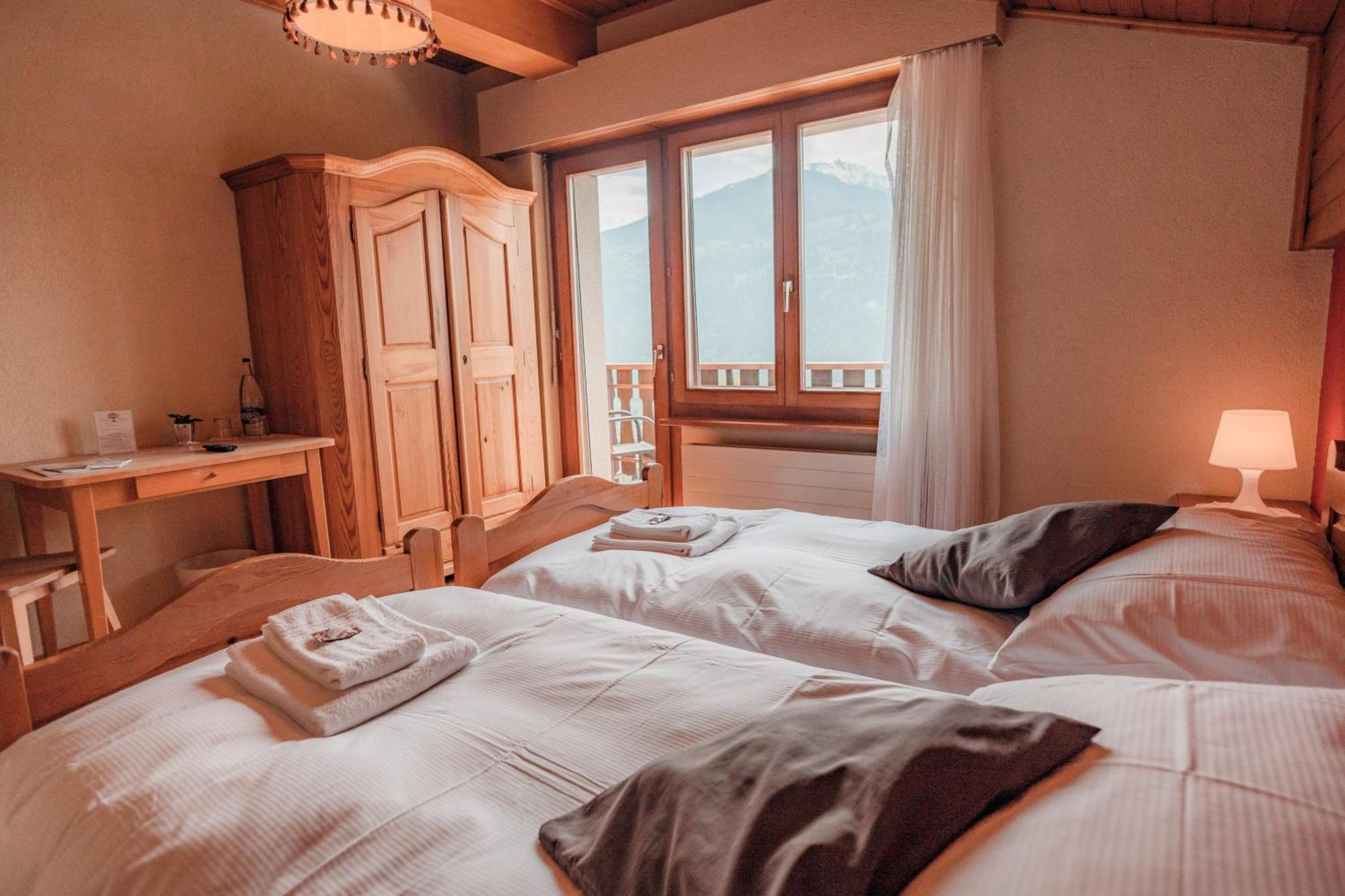 Relais Fleuri Hotel Chermignon-d'en Bas Екстериор снимка